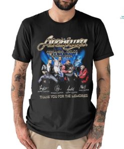 Original Aventura Cerrando Ciclos Tour 2024 Thank You For The Memories Signatures Shirt