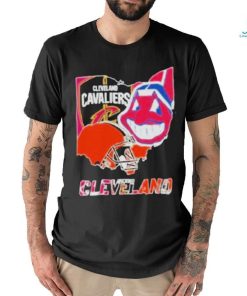 Original Cleveland Map Sports Teams Logo And Map Shirt