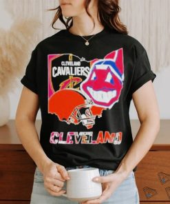 Original Cleveland Map Sports Teams Logo And Map Shirt