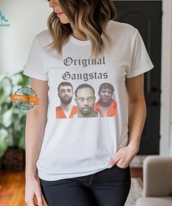 Original Gangstas Golf Legends Mugshot Scheffler Woods & Daly shirt