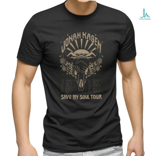 Original Jonah Kagen Save My Soul Tour 2024 Poster Shirt