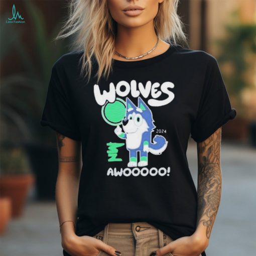 Original Wolves Awoo Bluey 2024 shirt