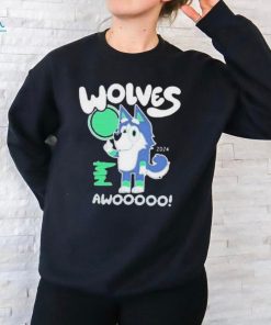 Original Wolves Awoo Bluey 2024 shirt