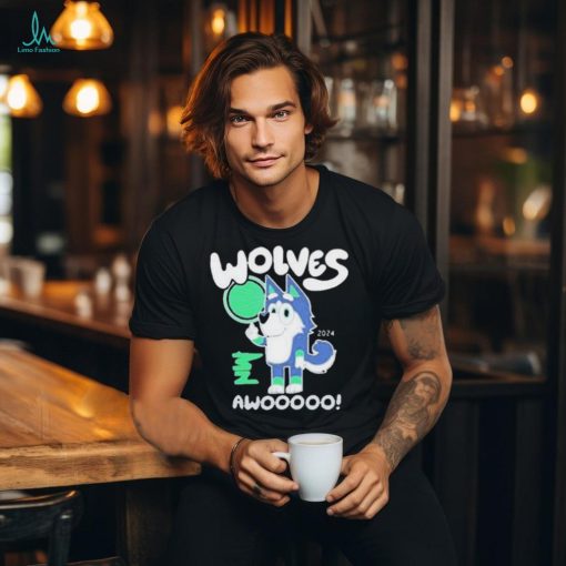 Original Wolves Awoo Bluey 2024 shirt