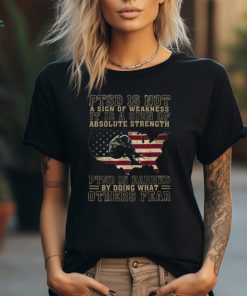 PTSD Is Not A Sign Of Weakness Perfect Gift For U.S Dad, Grandpa, Patriot, Veteran on Veterans Day, PTSD Awareness Month Classic T Shirt