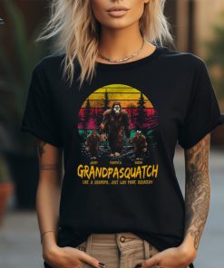 Papasquatch, Like A Grandpa, Just Way More Squatchy Personalized Vintage Shirt