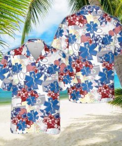 Paramedic USA, 4th Of July Hawaiian Shirt