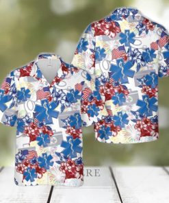 Paramedic USA, 4th Of July Hawaiian Shirt