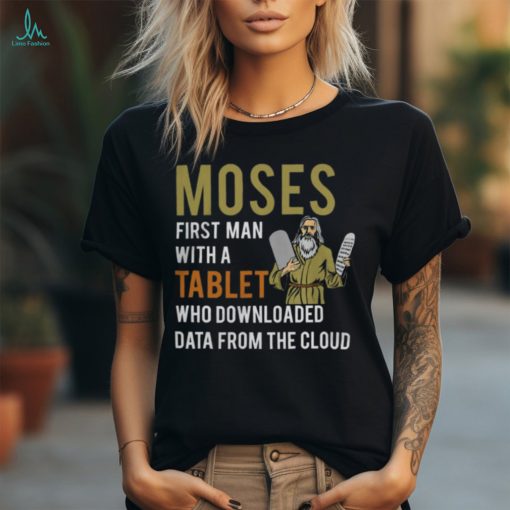 Passover Moses Tablet Data Cloud T Shirt