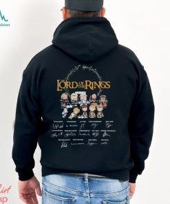 Peanut characters the Lord of the Rings signatures shirt