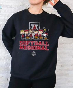 Peanuts Snoopy 2024 NCAA division I softball regional Arizona Wildcats shirt