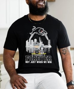 Peanuts Snoopy And Charlie Brown Watching Penrith Panthers Forever Not Just When We Win Shirt