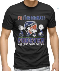 Peanuts Snoopy FC Cincinnati Forever Not Just When We Win Shirt