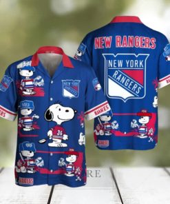 Peanuts Snoopy New York Rangers Hawaiian Shirt For Fans