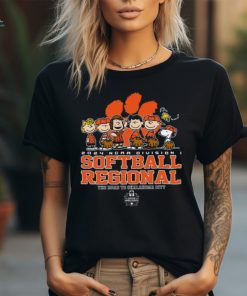 Peanuts Snoopy division I softball regional Clemson Tigers 2024 NCAA shirt