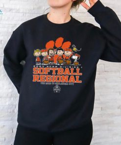 Peanuts Snoopy division I softball regional Clemson Tigers 2024 NCAA shirt