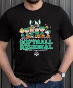 Peanuts characters 2024 NCAA division I softball regional Cleveland State Vikings logo shirt