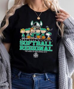 Peanuts characters 2024 NCAA division I softball regional Cleveland State Vikings logo shirt