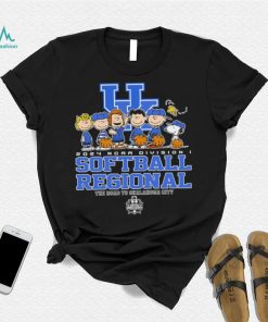 Peanuts characters 2024 NCAA division I softball regional Kentucky Wildcats logo shirt