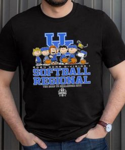 Peanuts characters 2024 NCAA division I softball regional Kentucky Wildcats logo shirt