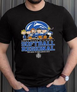 Peanuts characters 2024 NCAA division I softball regional Penn State Nittany Lions logo shirt