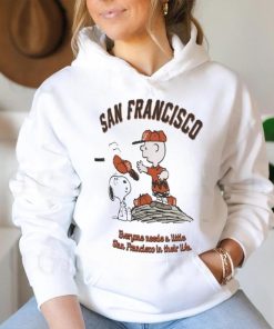 Peanuts ripple junction san francisco baseball ringer 2024 shirt