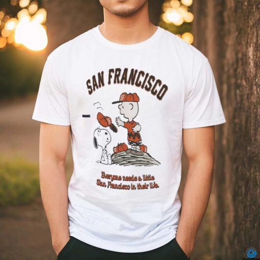 Peanuts ripple junction san francisco baseball ringer 2024 shirt