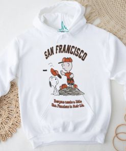 Peanuts ripple junction san francisco baseball ringer 2024 shirt