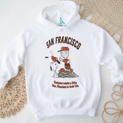 Peanuts ripple junction san francisco baseball ringer 2024 shirt