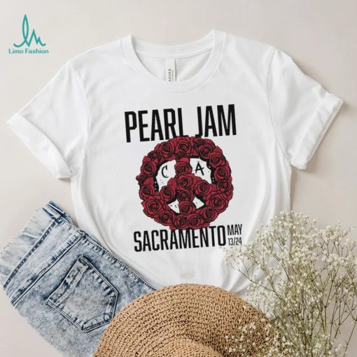 Pearl Jam Tour 2024 Sacramento California May 13 24 shirt