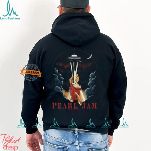 Pearl Jam With Deep Sea Diver Official Poster Night 2 In Seattle Washington At Climate Pledge Arena On May 30 2024 Art By Arian Buhler Classic T Shirt