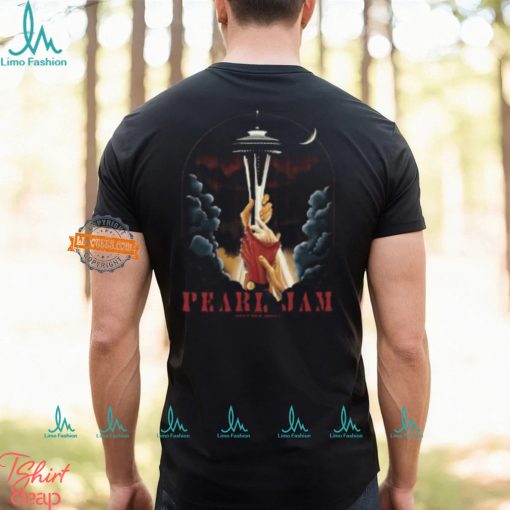Pearl Jam With Deep Sea Diver Official Poster Night 2 In Seattle Washington At Climate Pledge Arena On May 30 2024 Art By Arian Buhler Classic T Shirt