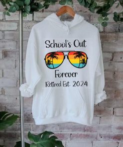 Personalized Retired Est School's Out Forever Teacher T Shirt