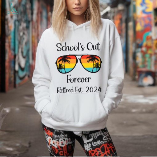 Personalized Retired Est School’s Out Forever Teacher T Shirt