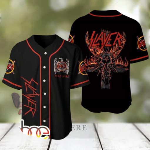 Personalized Slayer 2024 Baseball Jersey Shirt