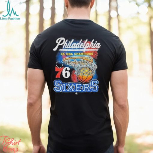 Philadelphia 3x NBA Champions 76 Sixers Shirt