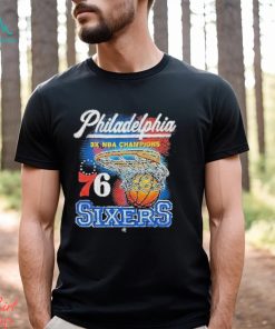 Philadelphia 3x NBA Champions 76 Sixers Shirt