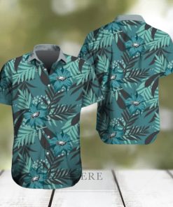 Philadelphia Eagles Hawaiian Tracksuit Floral Outfits Button Shirt Beach Shorts