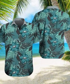 Philadelphia Eagles Hawaiian Tracksuit Floral Outfits Button Shirt Beach Shorts