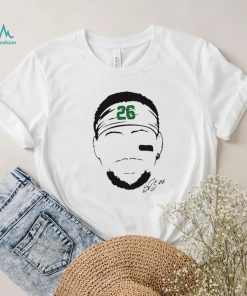 Philadelphia Eagles Saquon Barkley blank face signature shirt