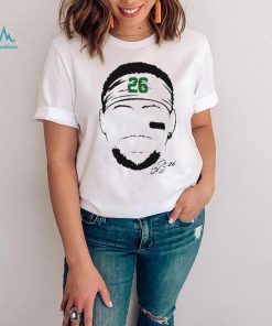 Philadelphia Eagles Saquon Barkley blank face signature shirt