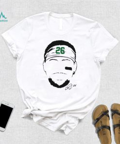 Philadelphia Eagles Saquon Barkley blank face signature shirt