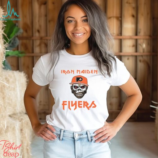 Philadelphia Flyers Iron Maiden Rock Band T Shirt
