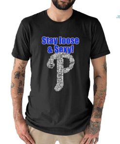 Philadelphia Phillies Logo Players Name Stay Loose And Sexy Shirt