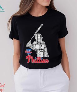 Philadelphia Phillies Team Baseball Player Name 2024 Harper Nola Walker T Shirt