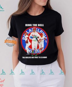 Philadelphia Phillies ring the bell the Phillies are first to 20 wins shirt