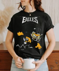 Philadelphia eagles garfield cat grumpy football player shirt
