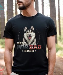 Photo Best Dog Cat Dad Ever Stars And Stripes Shirt