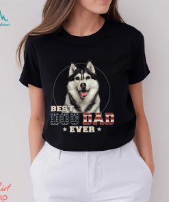 Photo Best Dog Cat Dad Ever Stars And Stripes Shirt