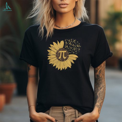 Pi Day Shirt   Sunflower 3,14 Pi Number Symbol Math Science T Shirt